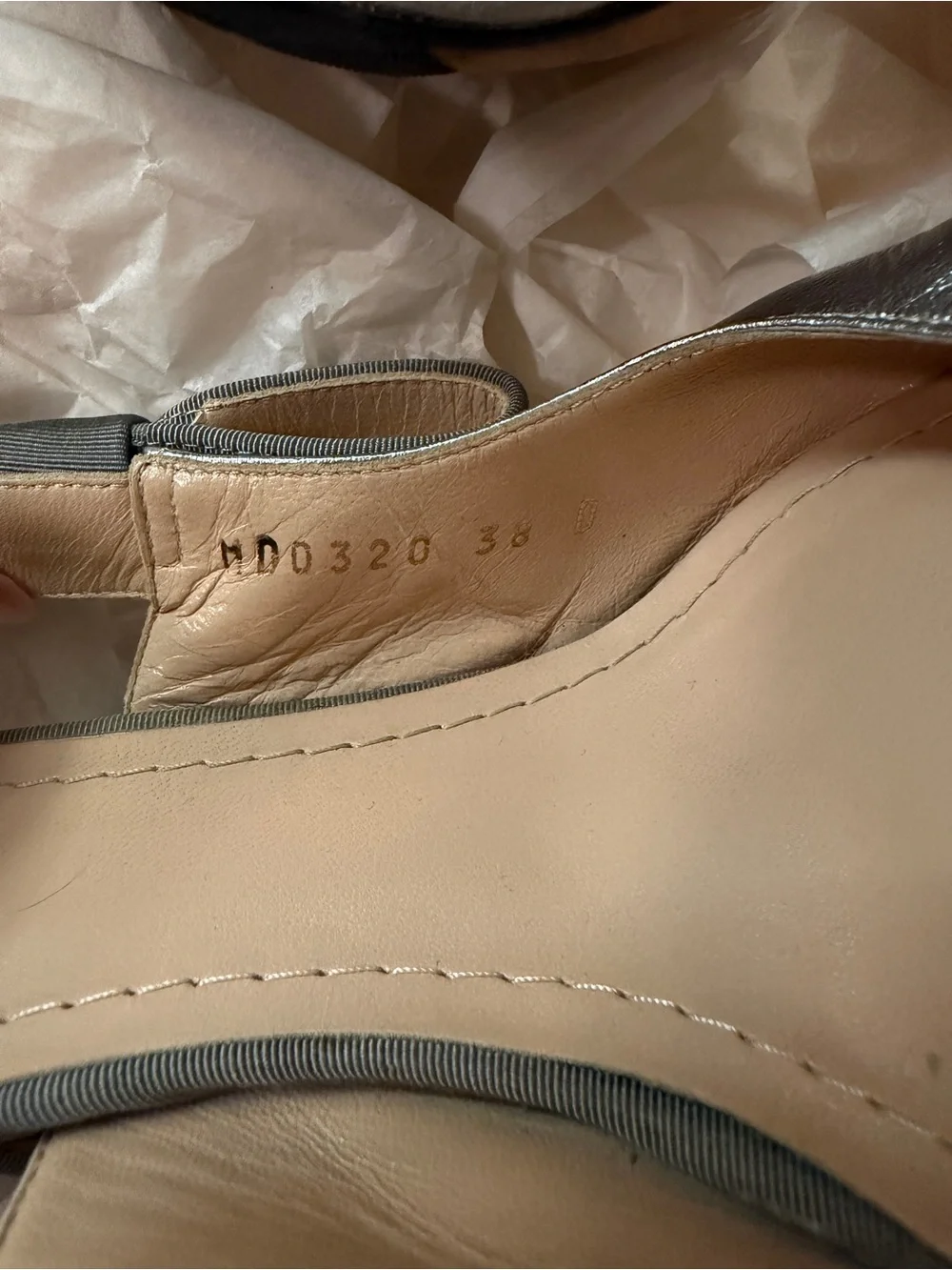 Dior sleek slingback